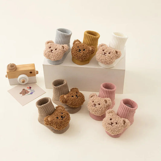 Bear Baby Bootie Anti Slip Socks