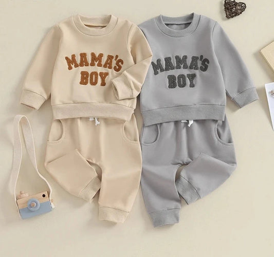 Mamas Boy Two Piece Long Sleeve Jogger Set