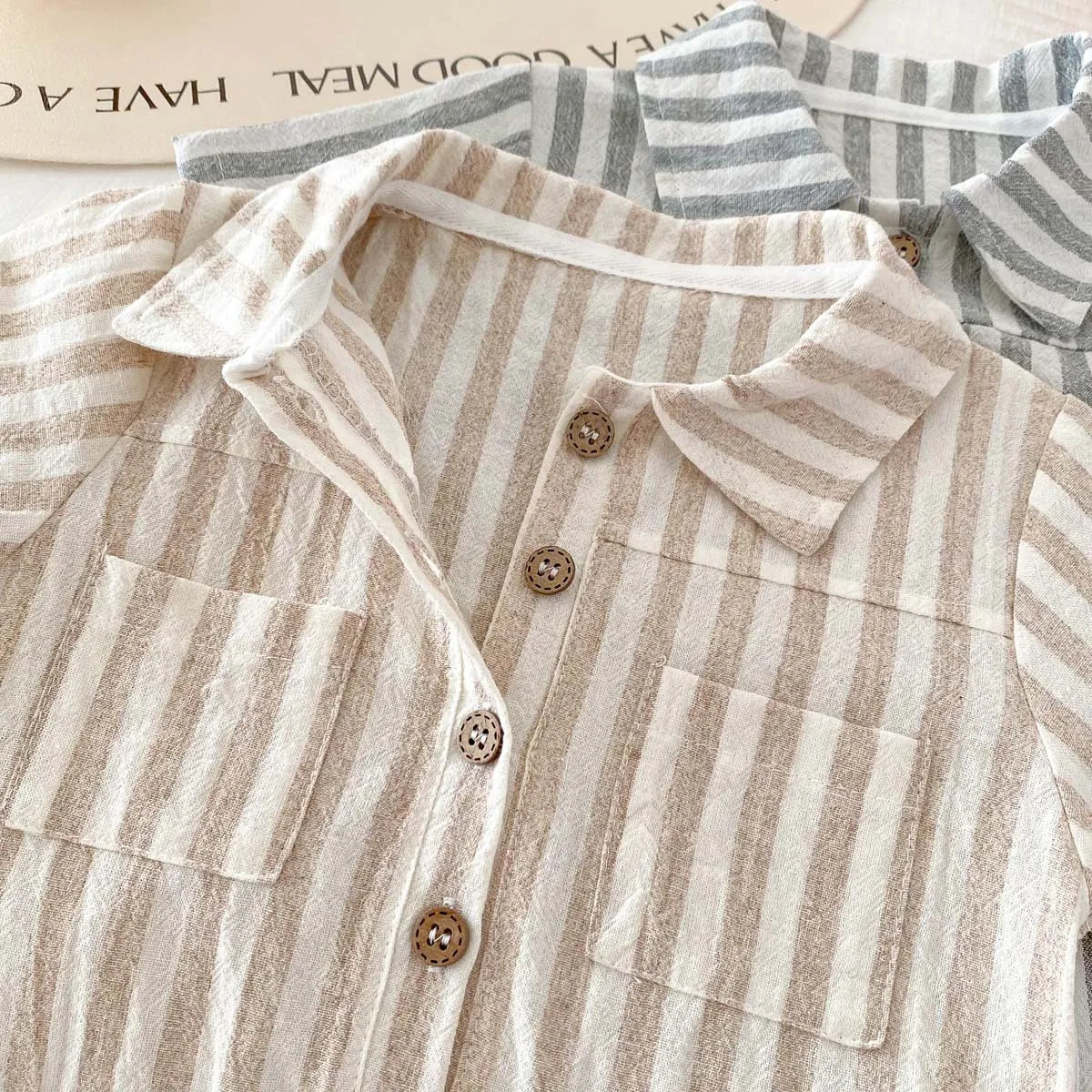 Baby Boys Striped Romper