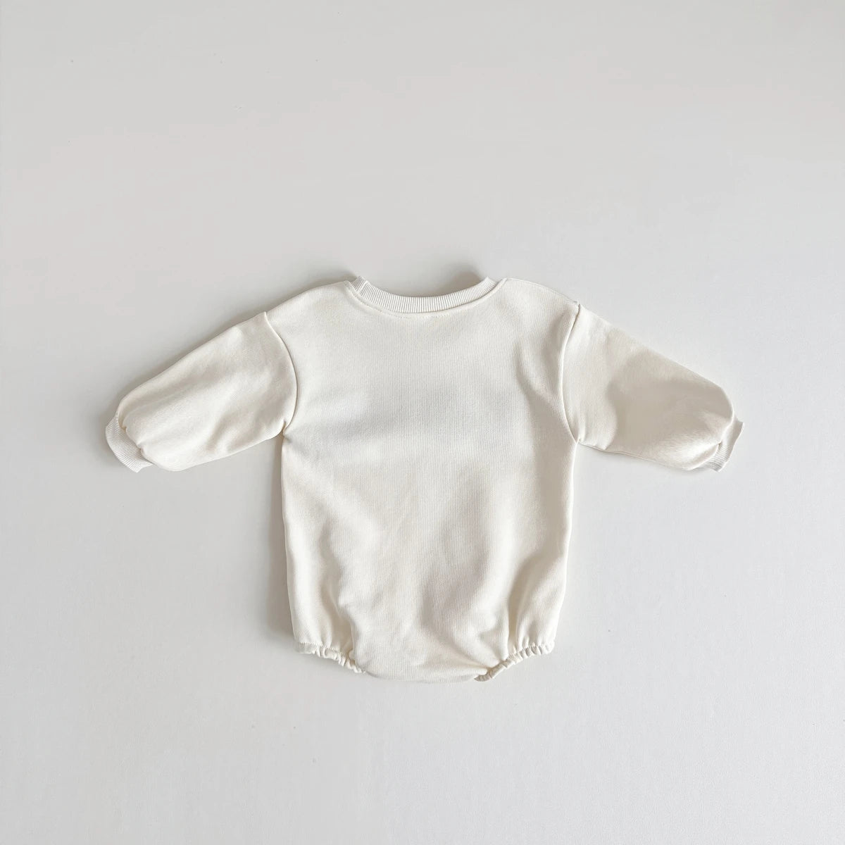 Baby LOVE Embroidery Sweatshirt Romper