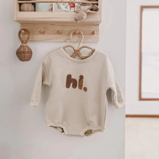 Baby HI Long Sleeve Romper